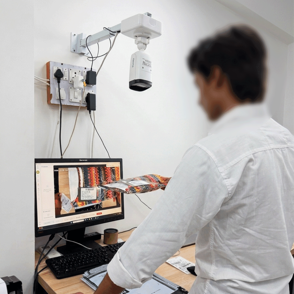 Professional CCTV camera connected to VMS Guru
